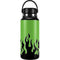 Green Flames Hydro Flask 32oz Wide Mouth Skin
